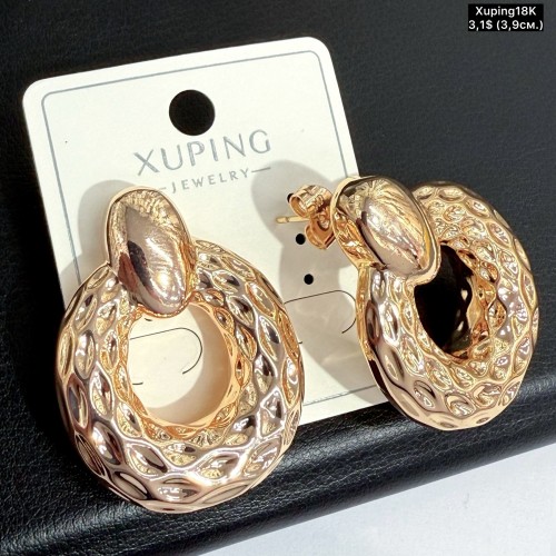 Сережки Xuping18К 20569 (3.9см) «цвяшки»